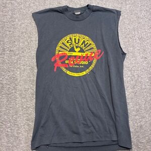 Vintage Sun Studio Best Muscle Tee Mens Large Black Music West Graphic Rare